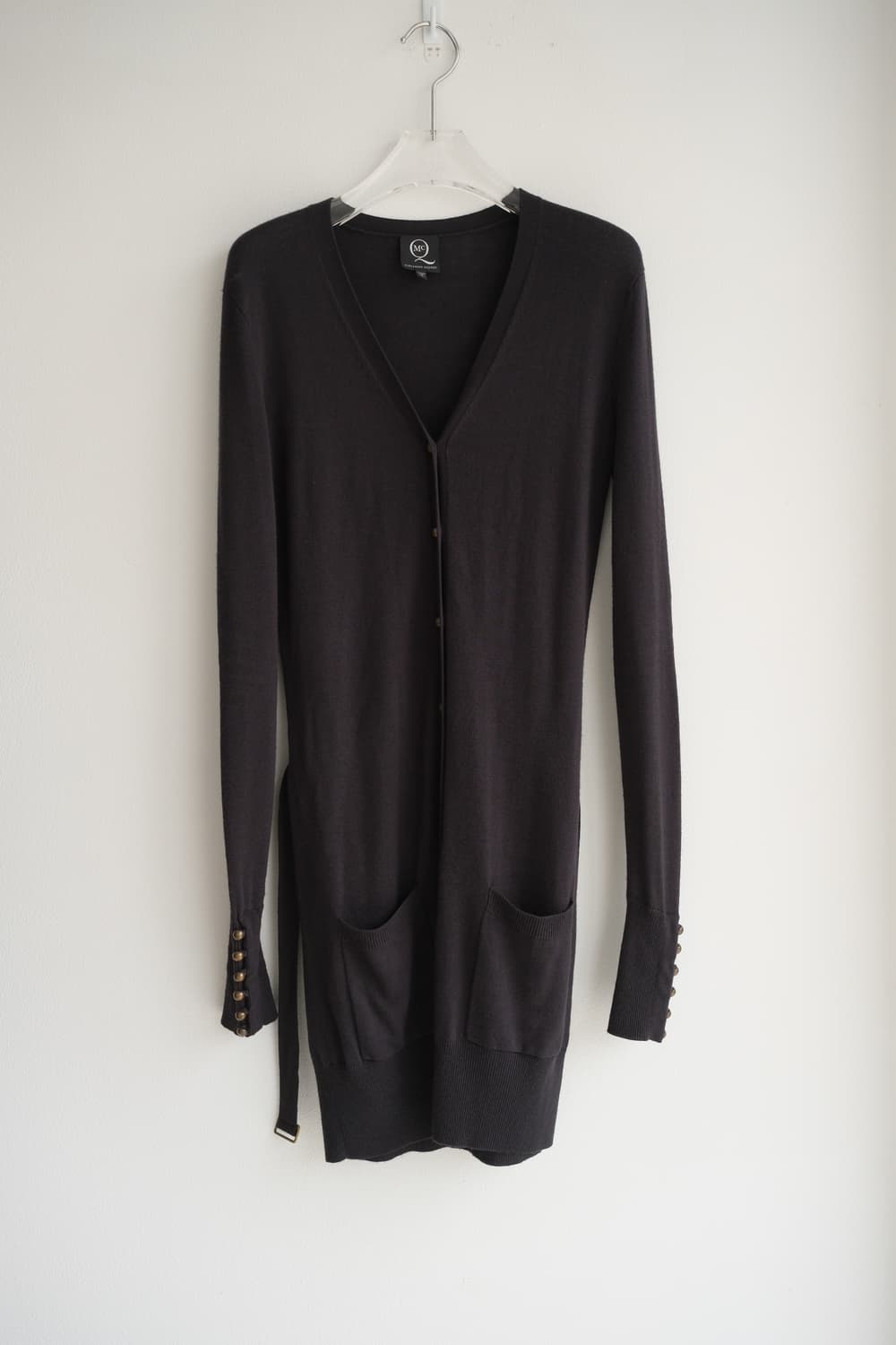 Button long cashmere blended cardigan 상품이미지6