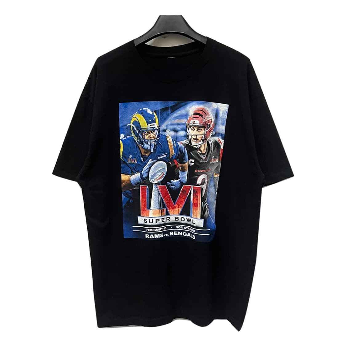 NFL 램스 vs 뱅골스 슈퍼볼 LVI 기념 빈티지 반팔티 2~3XL 상품이미지1