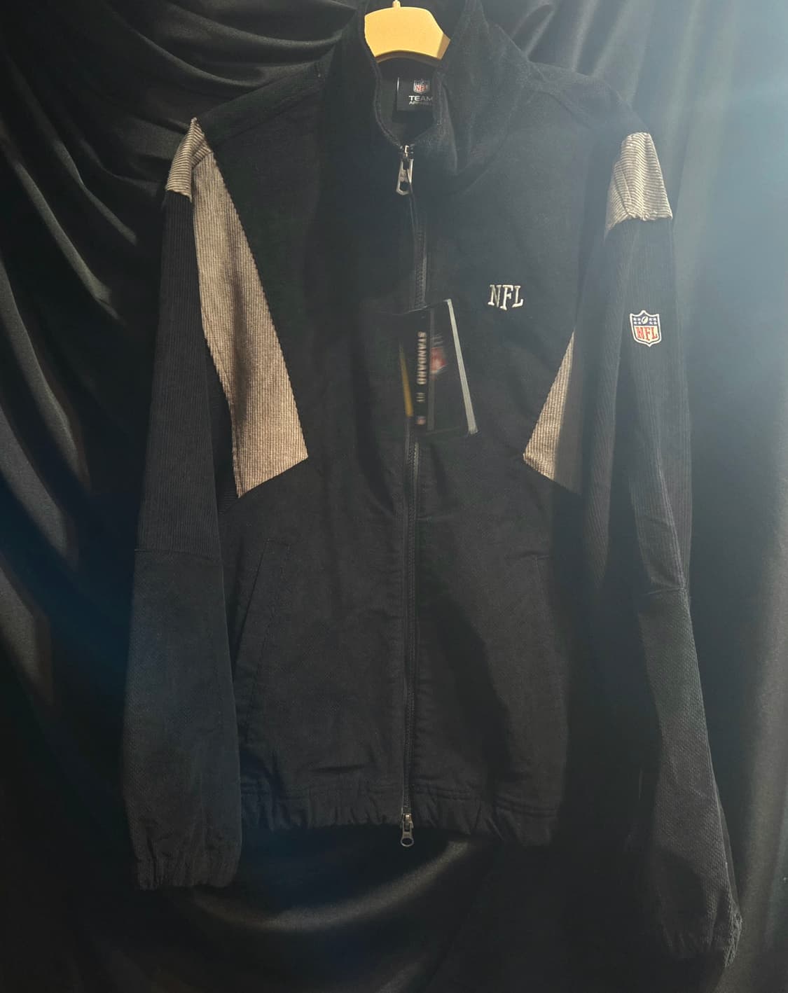 NFL 블랙 코듀로이 자켓 상품이미지1