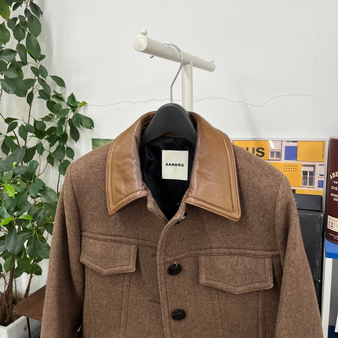 산드로 크롭 울자켓 36 상품이미지2