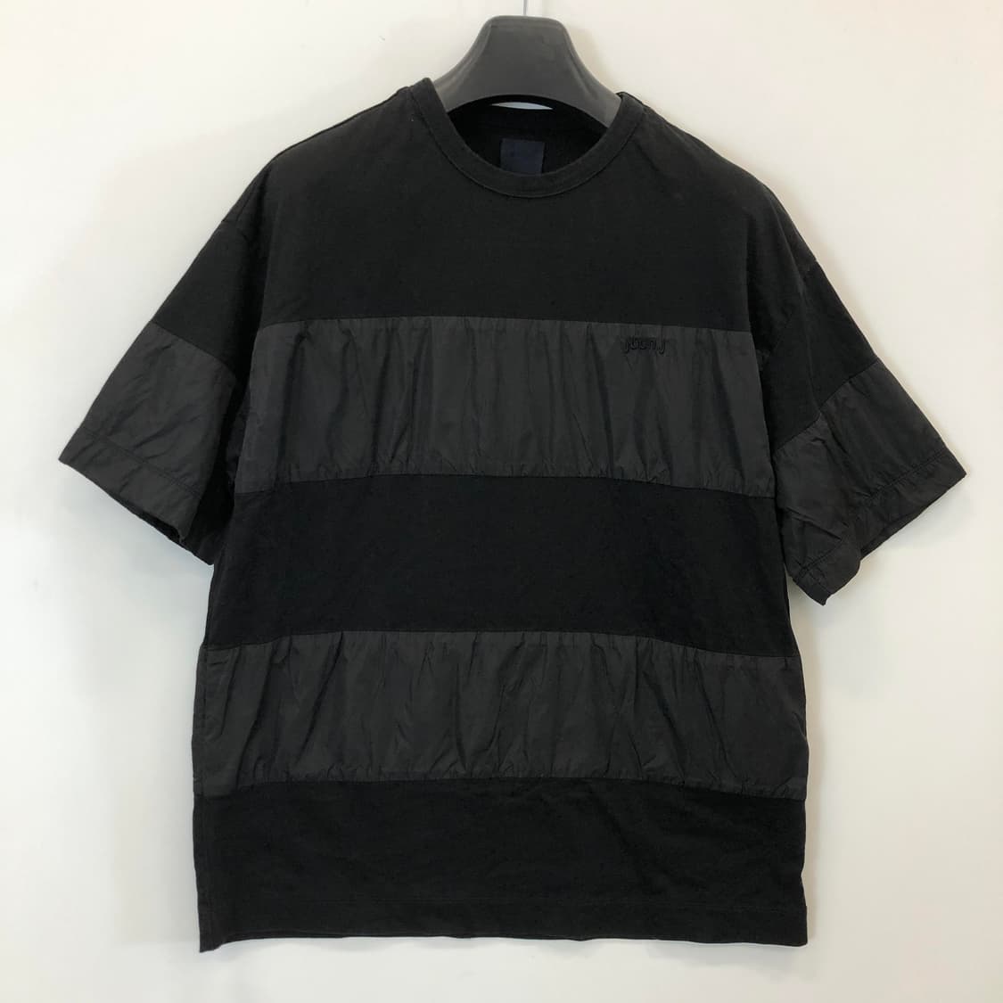 juun.j 준지 우븐 단가라 오버반팔 90-95 상품이미지1