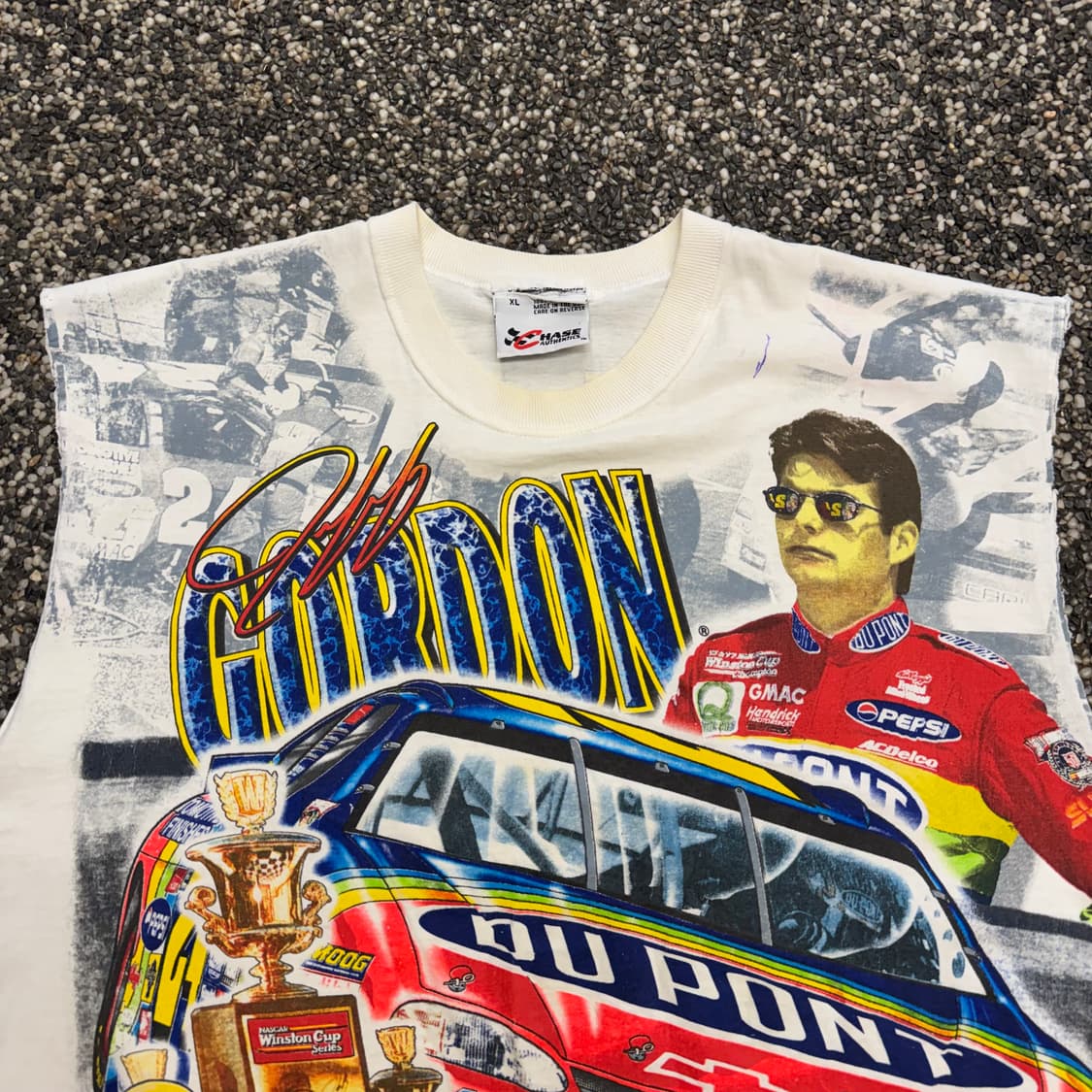 90s 제프 고든 나스카 레이싱 컷오프 슬리브리스 made in USA  상품이미지2