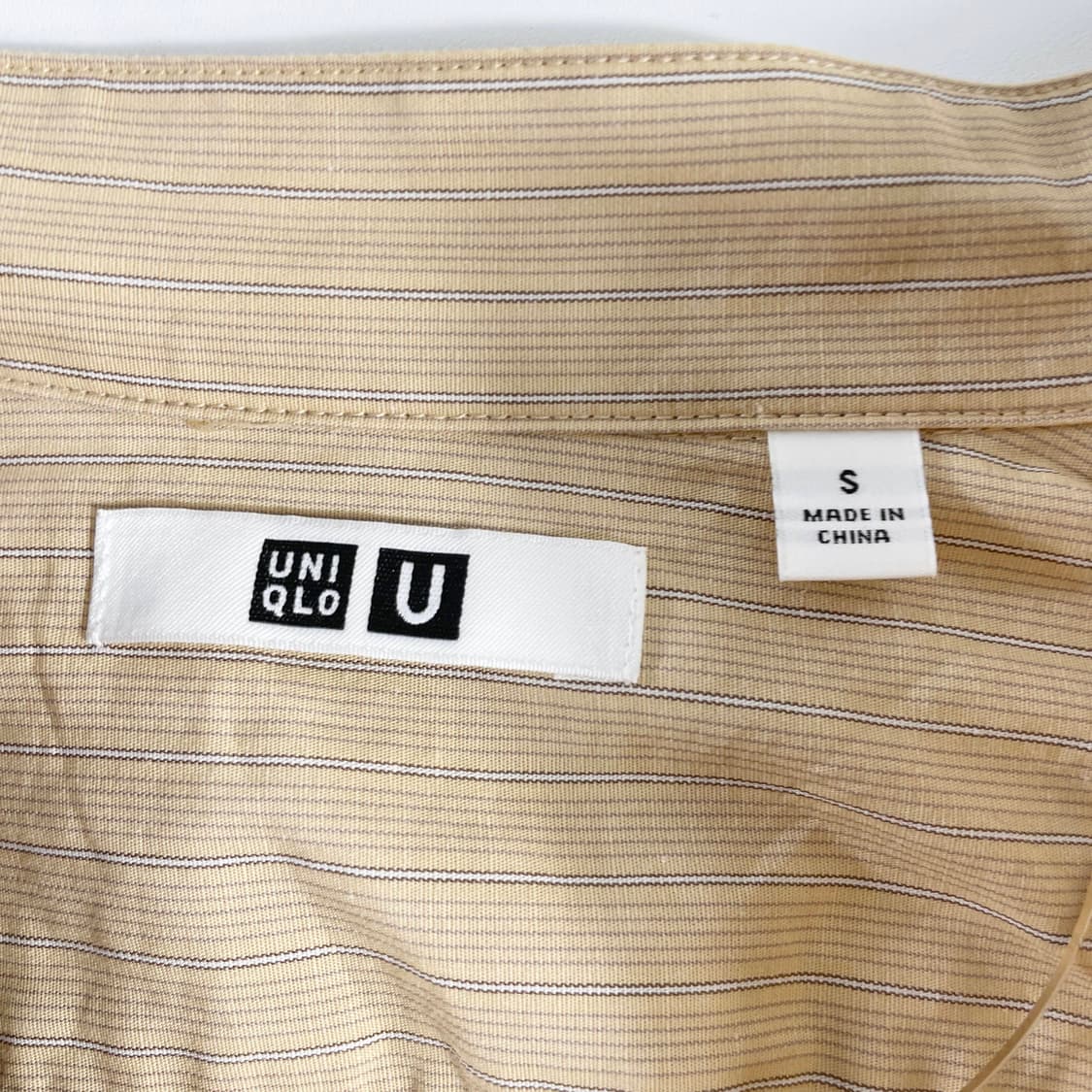 G1 유니클로 스탠드 칼라 린넨 셔츠 S사이즈 상품이미지4