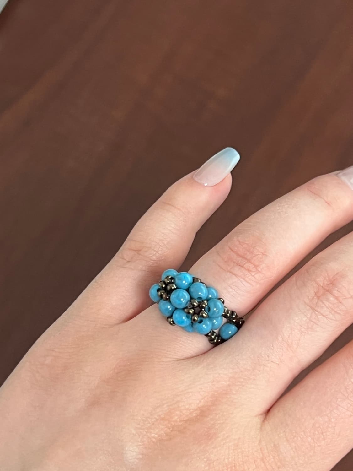 Vintage 비즈 반지 상품이미지2