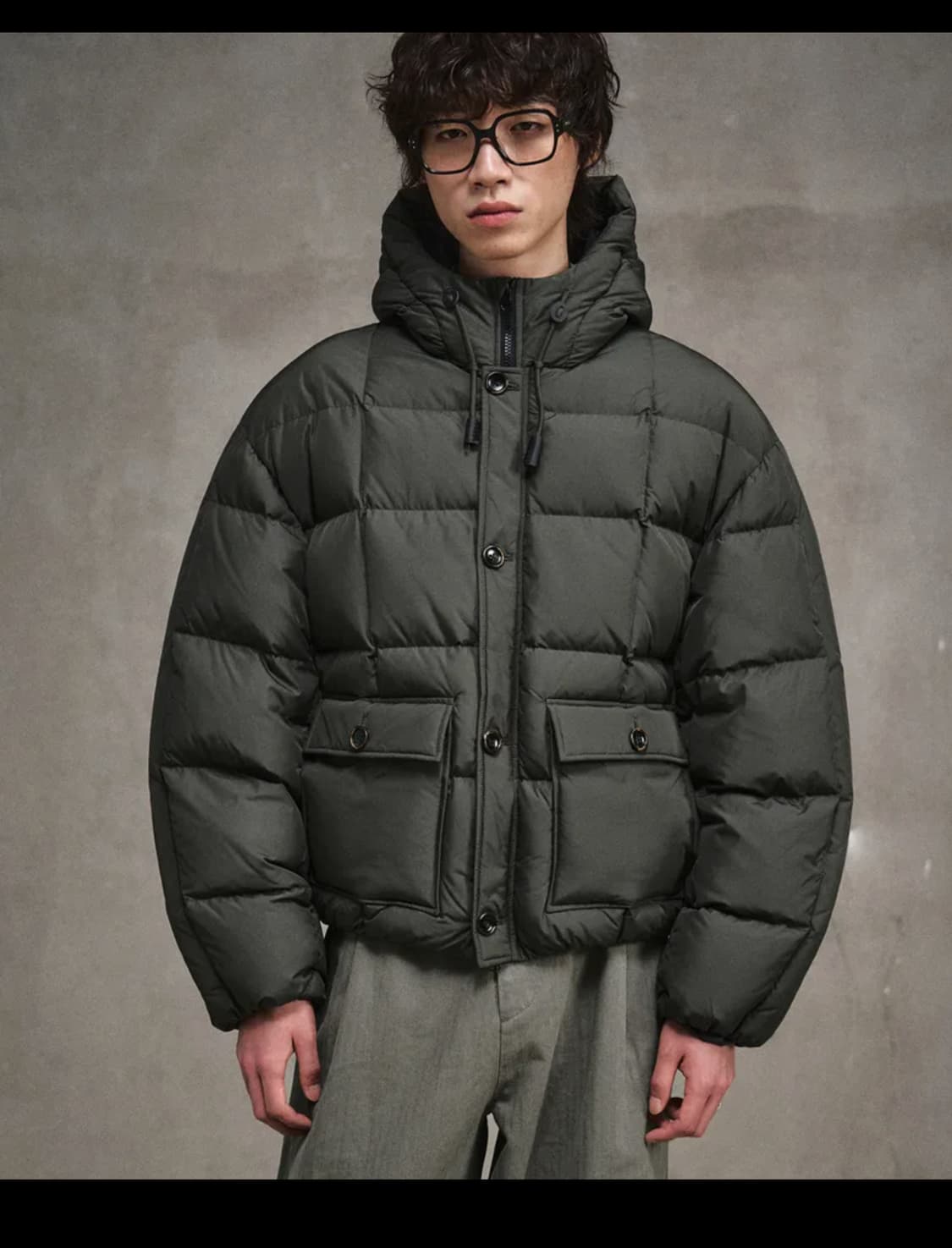 엘무드 카라코람 후디 다운 푸퍼 카키 상품이미지1