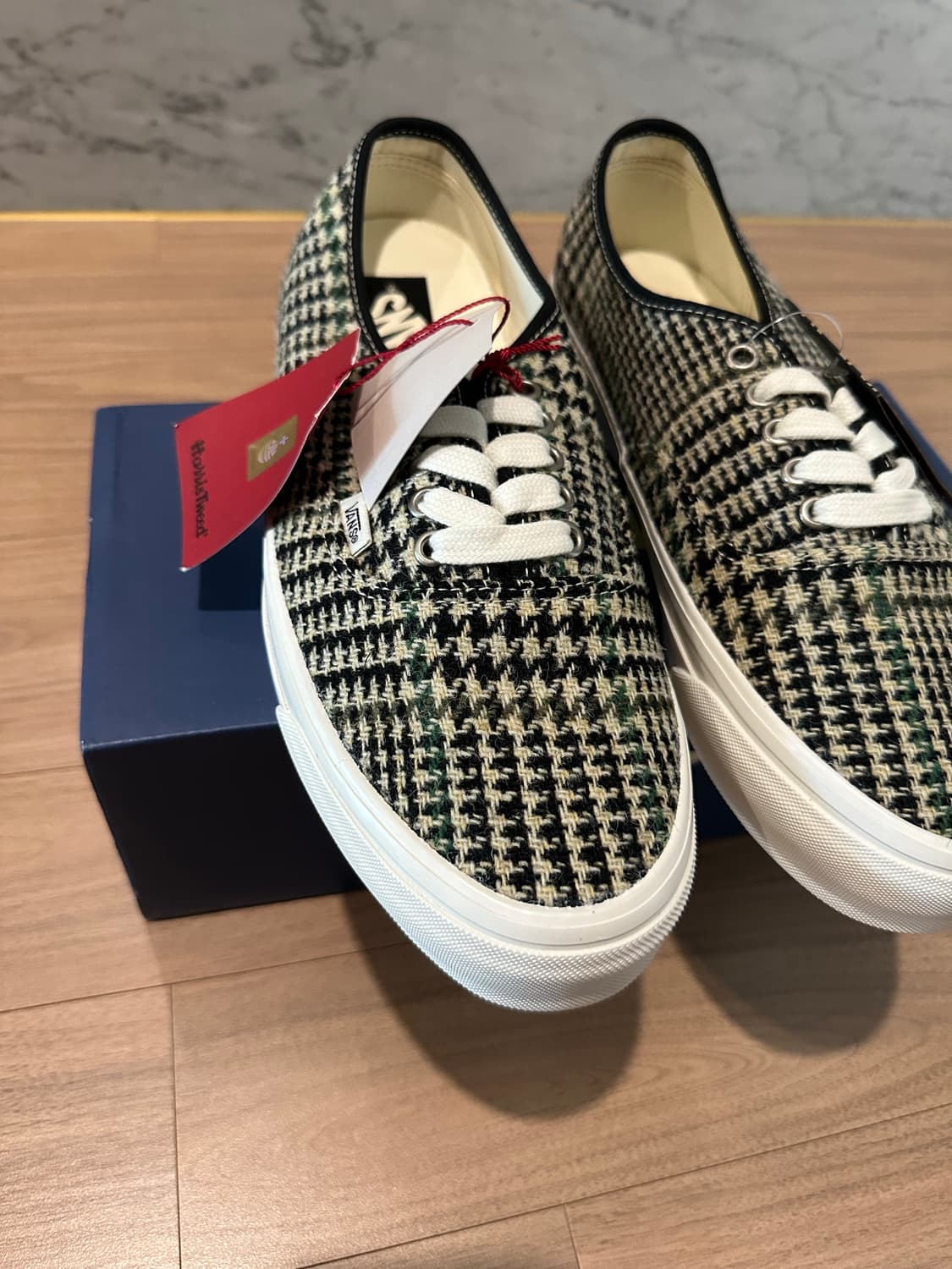 280 반스 해리스 트위드 프리미엄 어센틱 블랙 화이트 상품이미지6