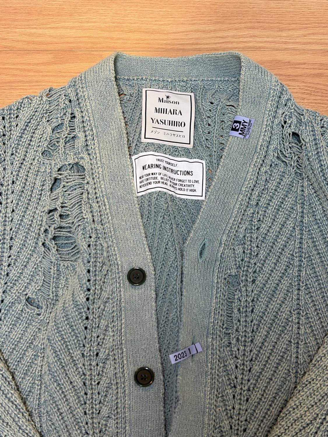 미하라 야스히로 디스트레스드 가디건 [46] 상품이미지2