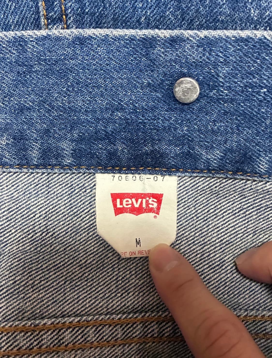 리바이스 오렌지탭 데님자켓 M 상품이미지4