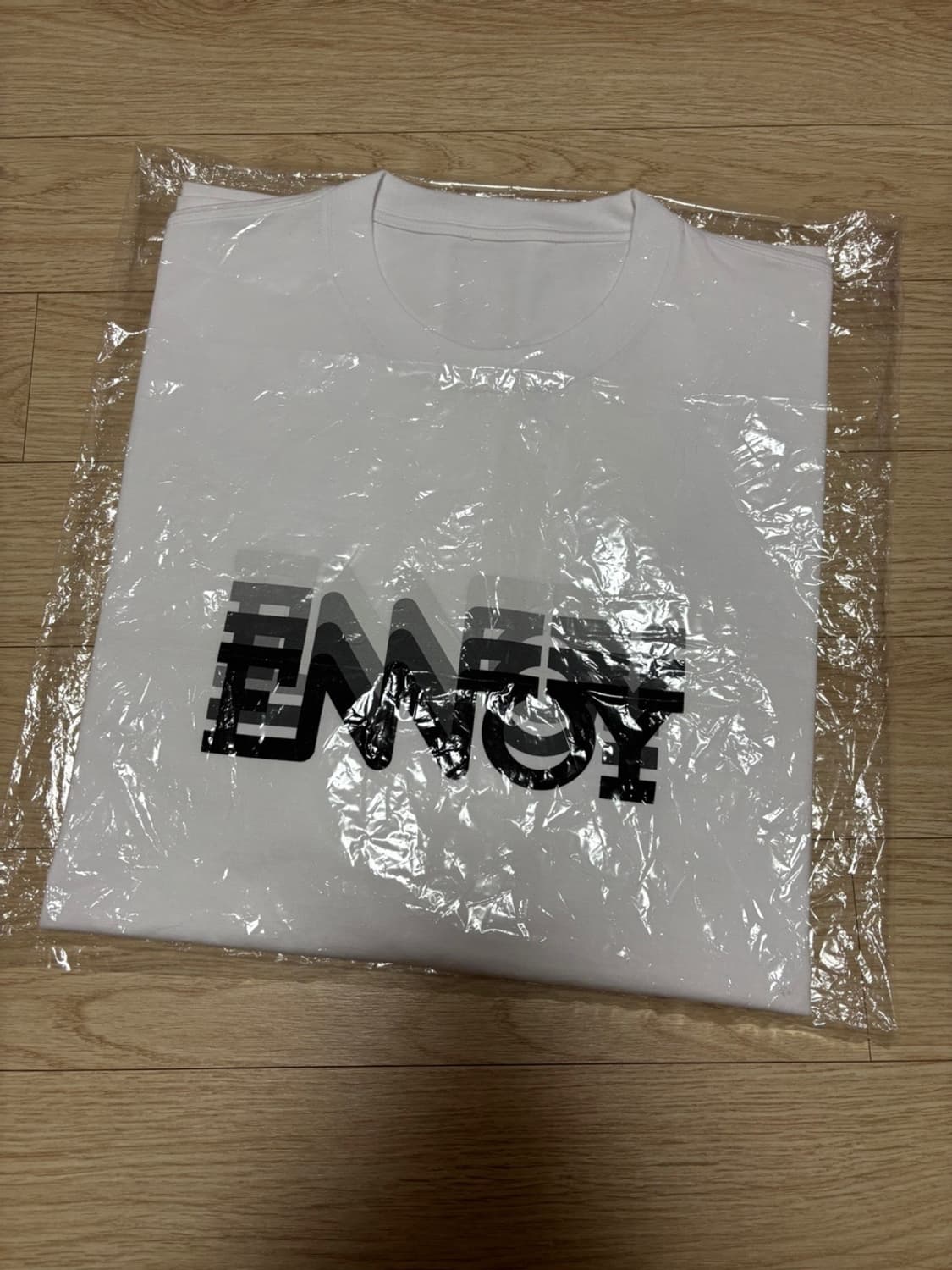 ENNOY 엔노이 23ss 일렉트릭 로고 그라데이션 화이트 XXL 상품이미지5