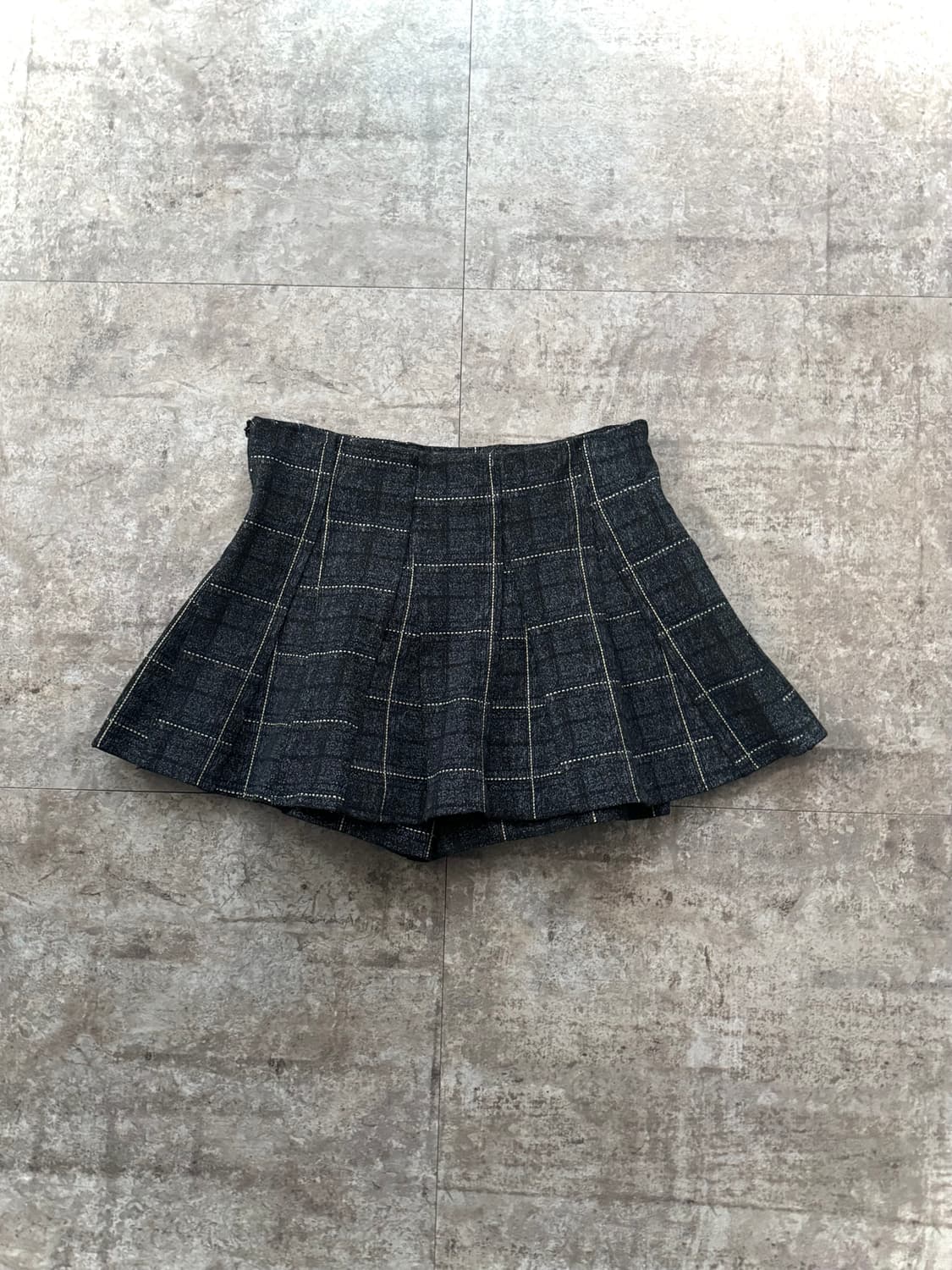 체크 패턴 미니 쇼츠/스커트 상품이미지1