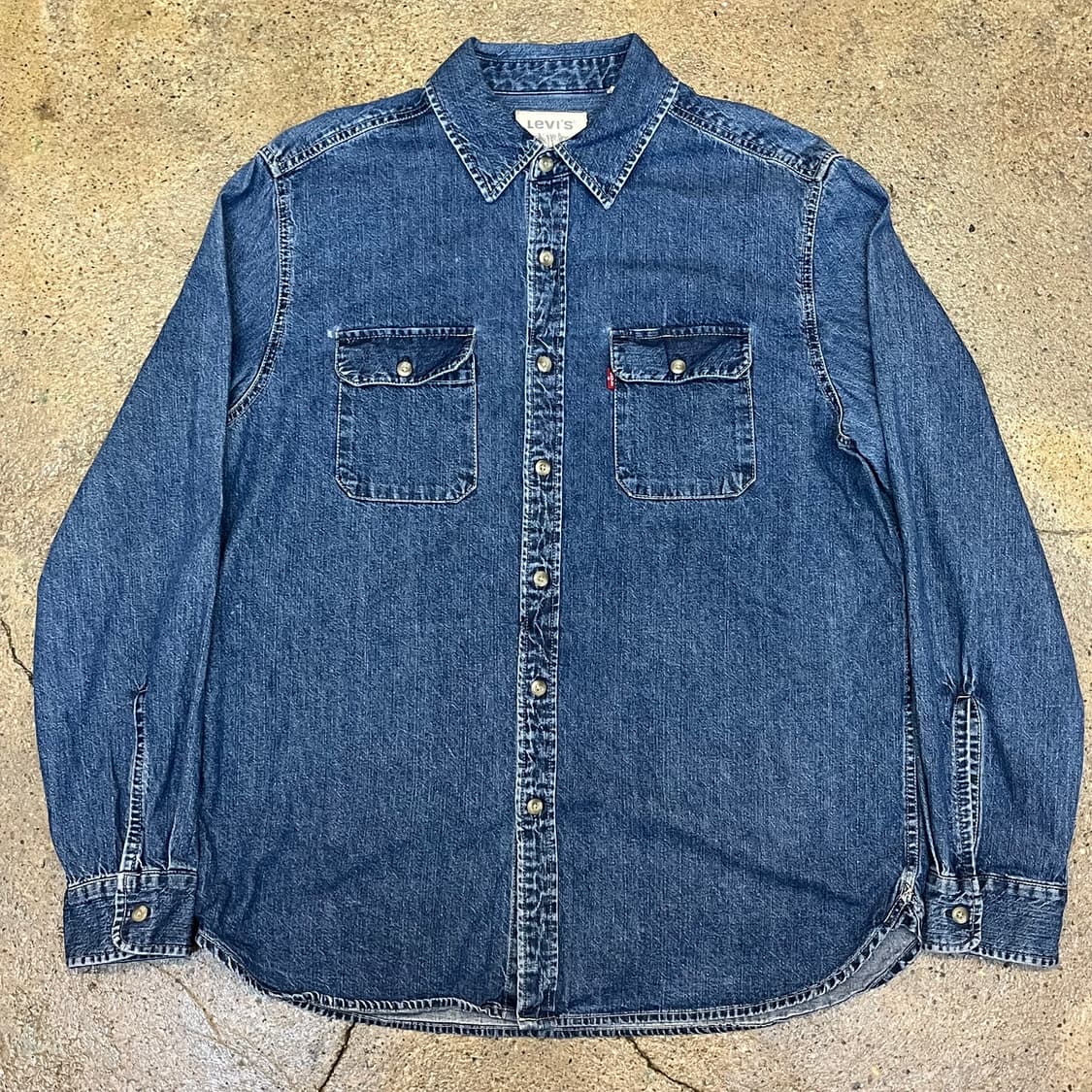 미국 빈티지 리바이스 데님 셔츠 남방 상품이미지2