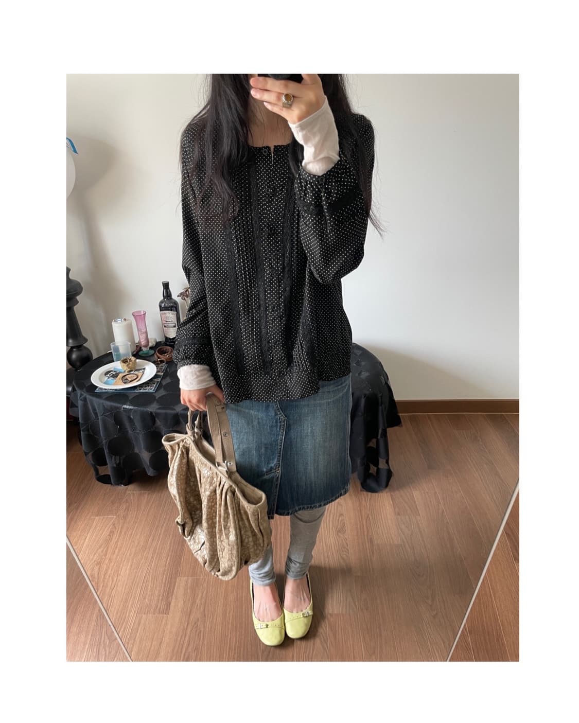 dot blouse 상품이미지3