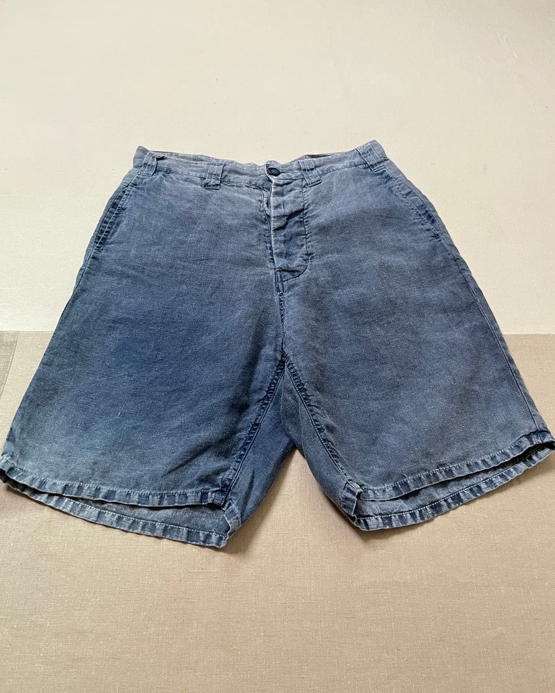 포터클래식 인디고 린넨 쇼츠 porter classic 반바지 상품이미지4