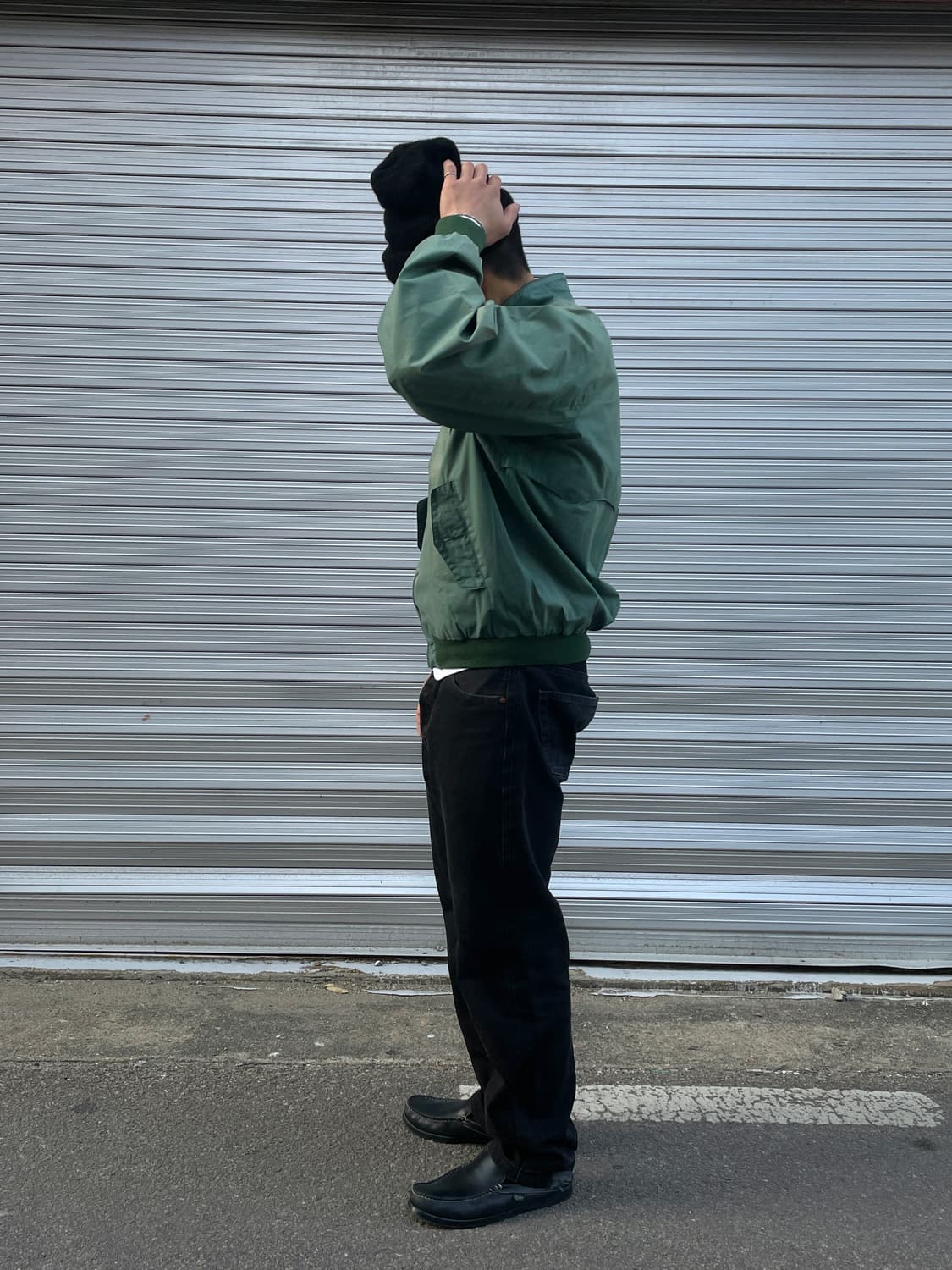 (riri)80s Argyle Club Faded Harrington   상품이미지3