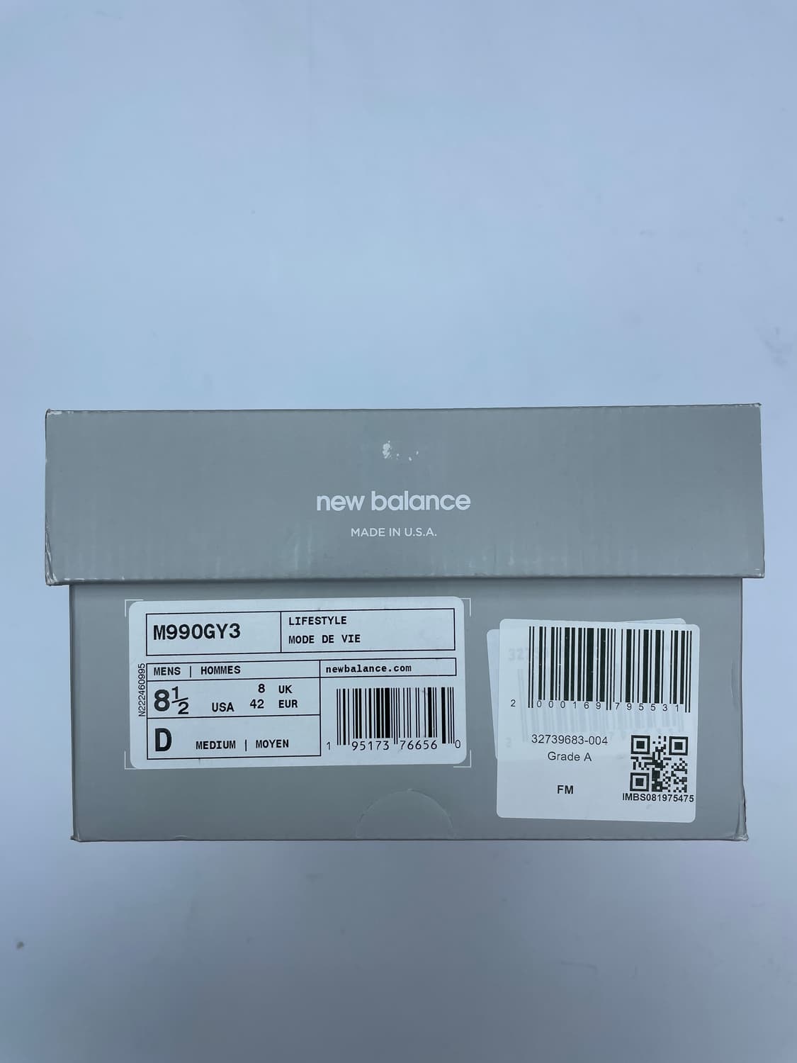 뉴발란스 990 v3 265사이즈 상품이미지7