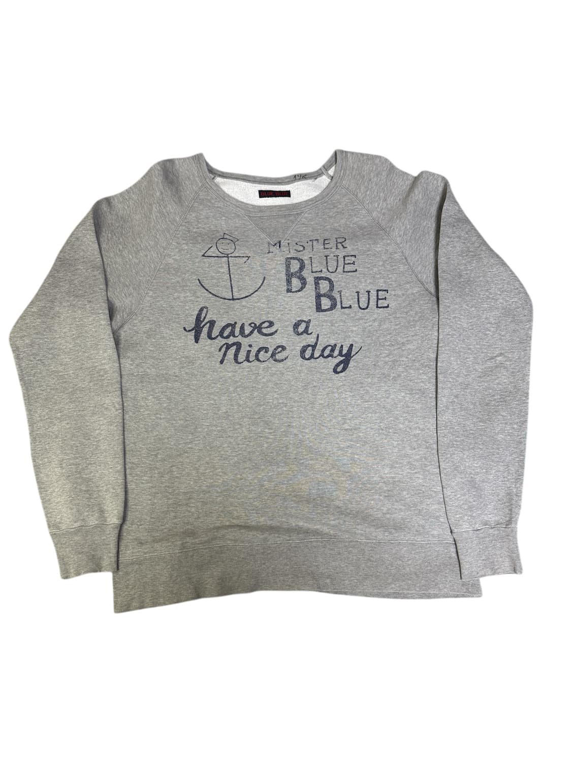 블루블루재팬 BLUEBLUE JAPAN 그래픽 스웻셔츠 맨투맨 2 상품이미지1