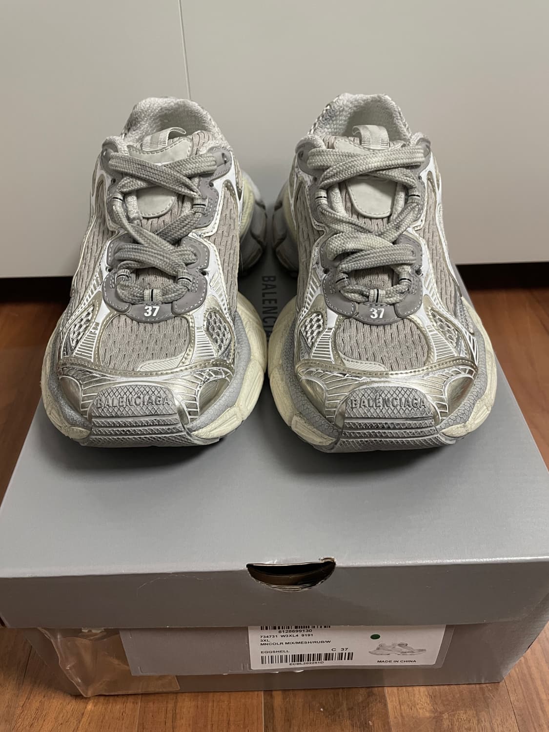 발렌시아가 3XL 스니커즈 에그쉘컬러 37(240사이즈) 상품이미지2