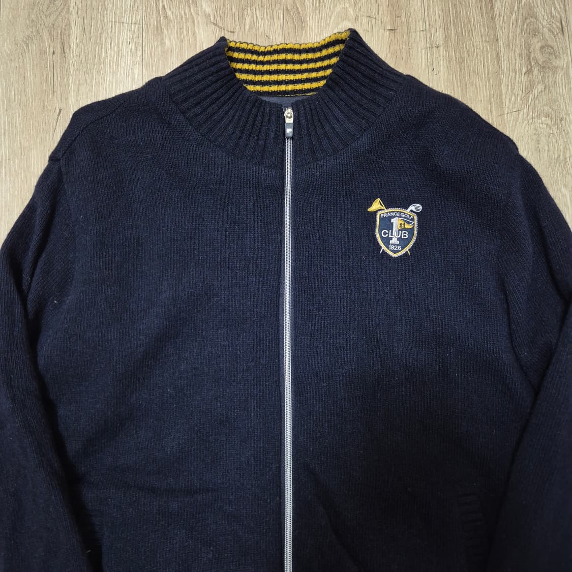 피가로 스포츠 파리 남성 골프웨어 방풍 니트 집업 M(95) 상품이미지2