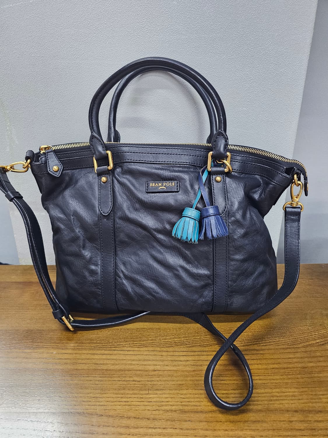 빈폴 트드 숄더 가죽 핸드백 상품이미지1