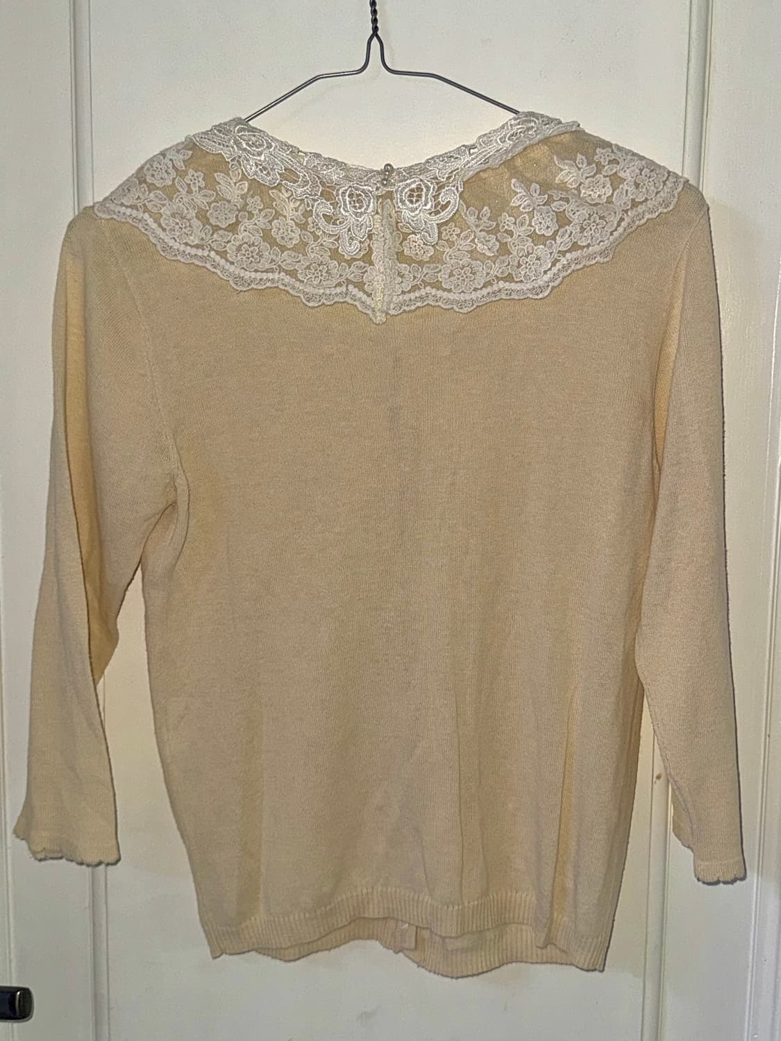 axes femme 엑시즈팜 레이스 카라 7부 가디건 모리걸 페어리 상품이미지2