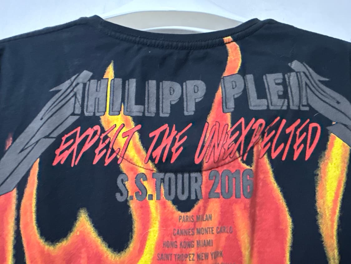 필립 플레인 메탈리카  월드투어 반팔티 상품이미지6