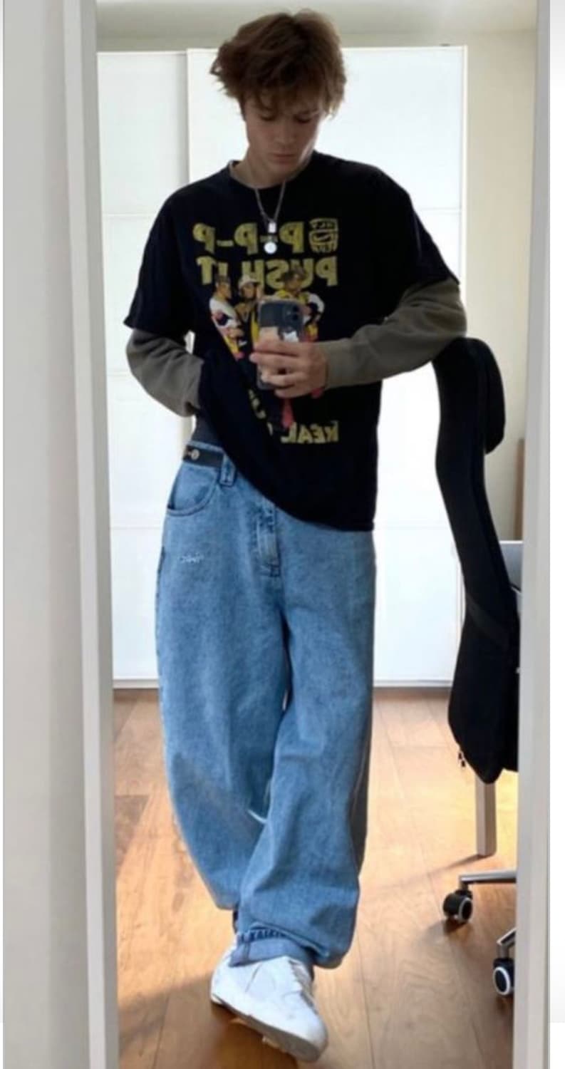 자라 zara 배기 와이드 진 청바지 리바이스 상품이미지8