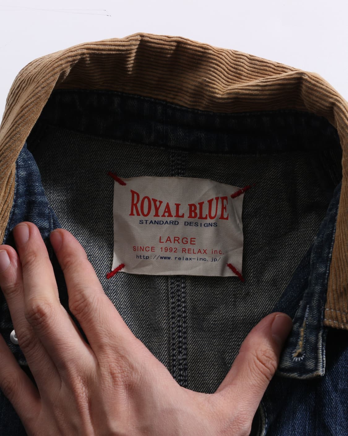 Royal Blue Denim Coverall Jacket 상품이미지5