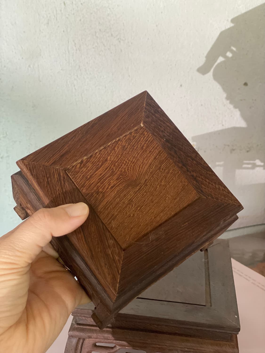 빈티지 일본 나무 미니스툴 좌대 받침대 소품 상품이미지3