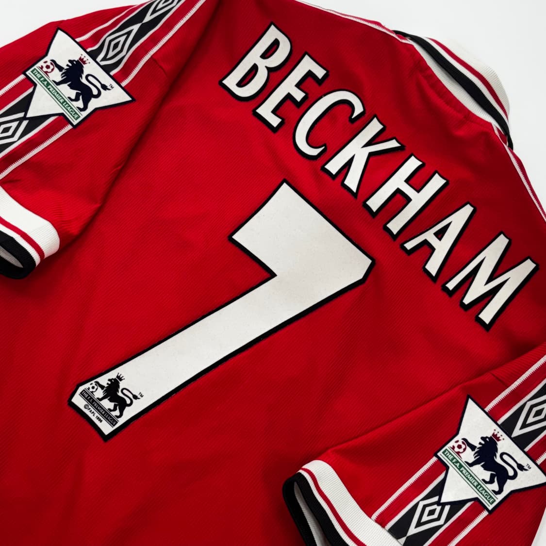 엄브로 98 00 맨유 맨체스터 유나이티드 홈 베컴 트레블 유니폼  상품이미지6