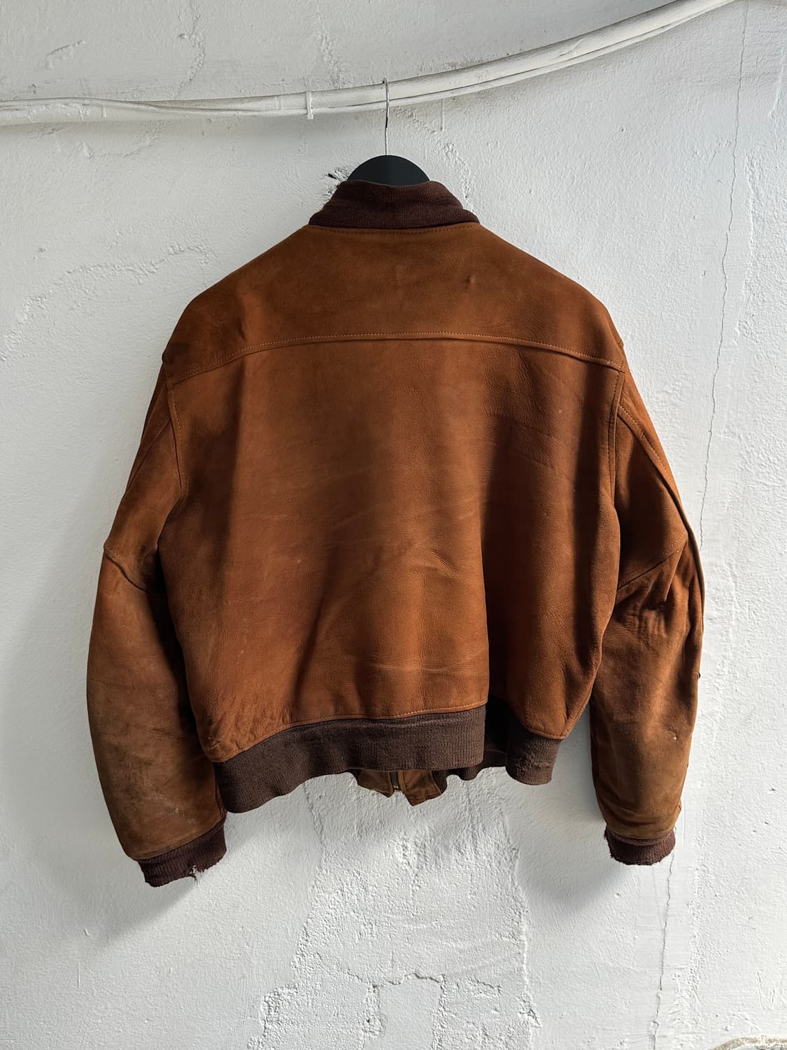 50's Sears Hercules 스웨이드 봄버 자켓 빈티지 레더 자켓 상품이미지4