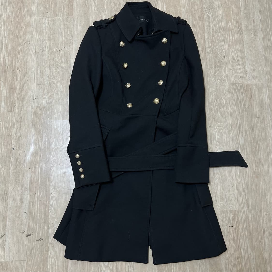 자라 베이직 여성 금장 트렌치코트 M/95  상품이미지1