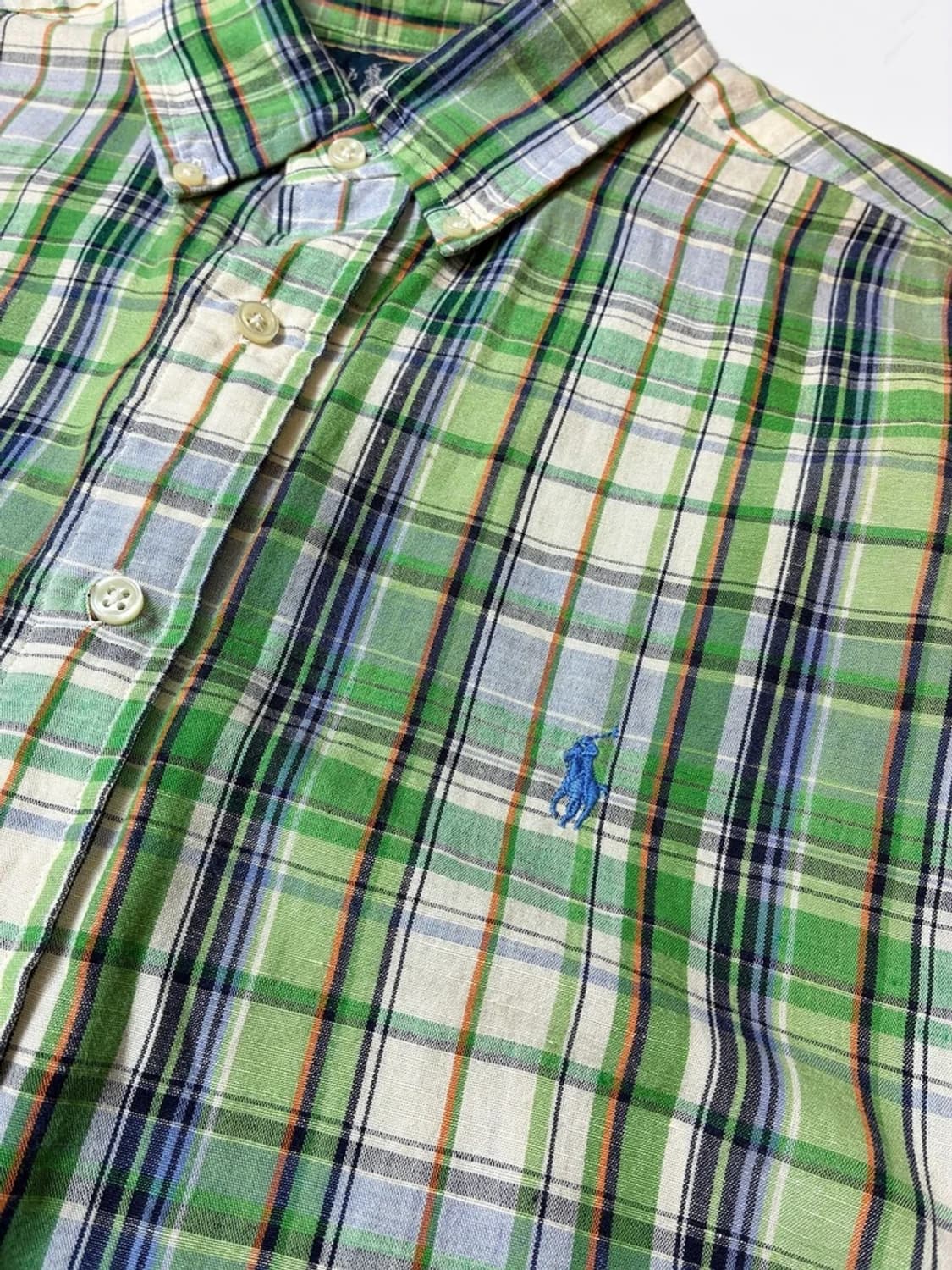 폴로 랄프 로렌 린넨 블렌드 반팔 셔츠 PN9102 상품이미지4