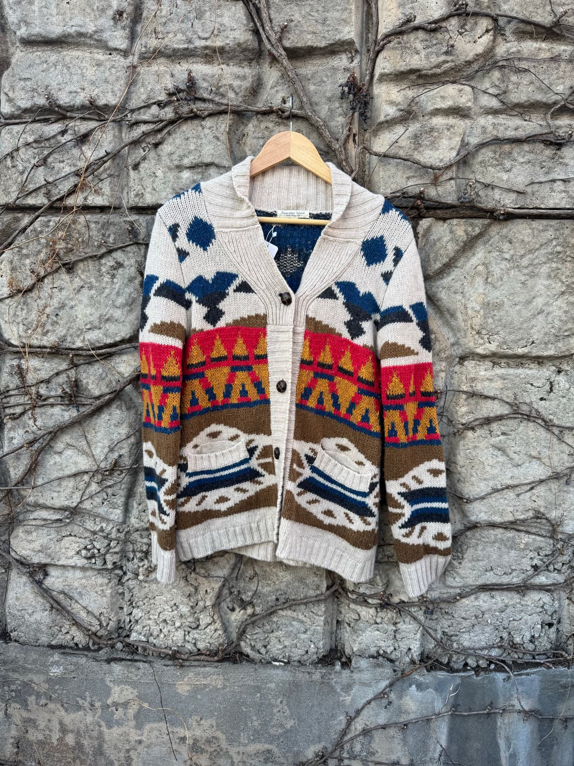 Thursday island 나바호 패턴 니트 가디건 s 상품이미지1