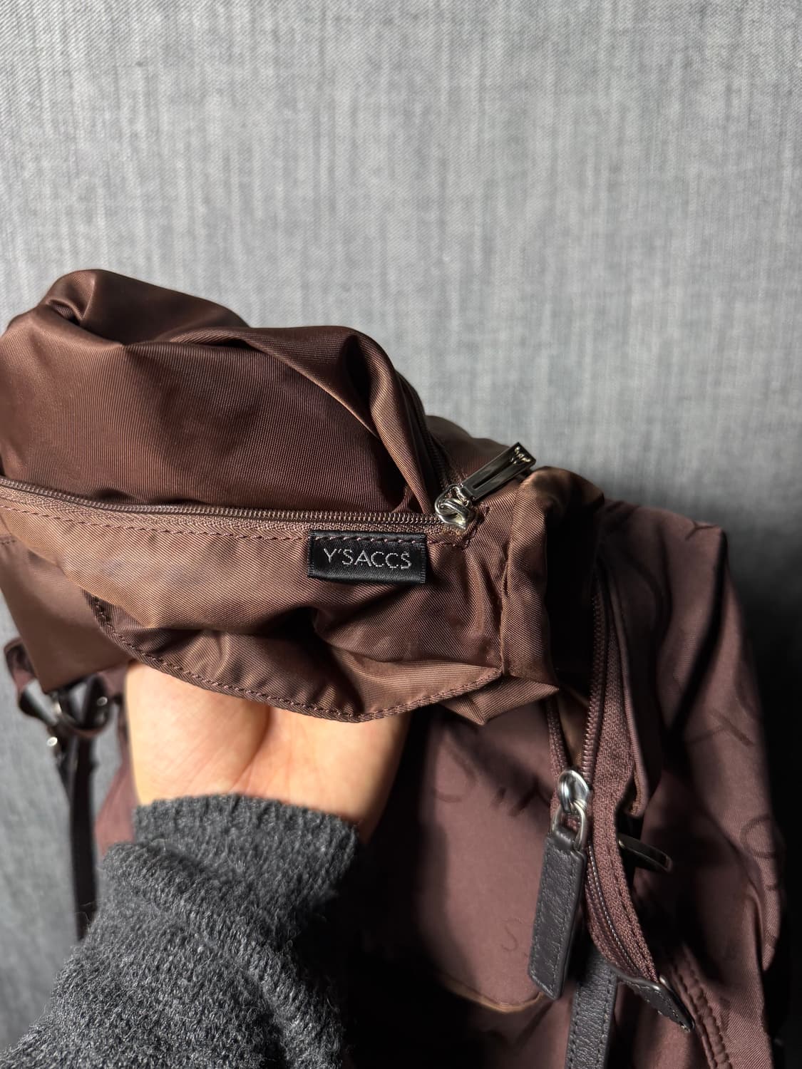 Y’saccs 빈티지 나일론 숄더백 상품이미지9