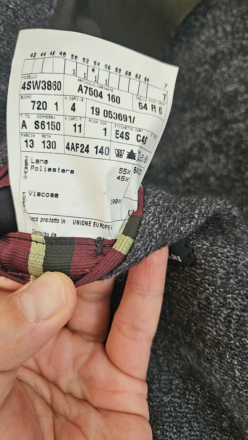 (미사용) Fabio Inghirami 부클 블레이져 54 상품이미지4