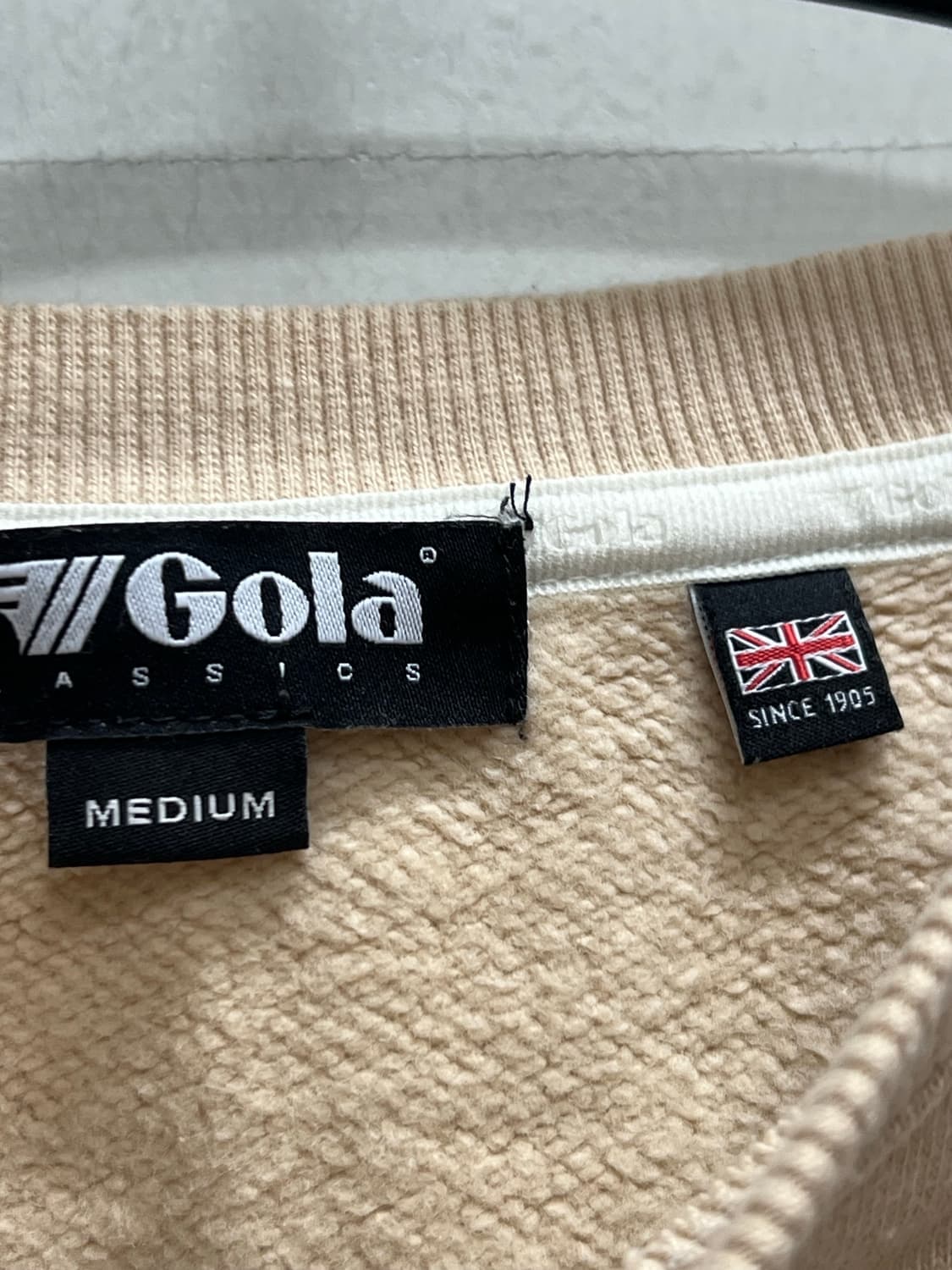 (M) Gola 맨투맨 베이지 상품이미지4