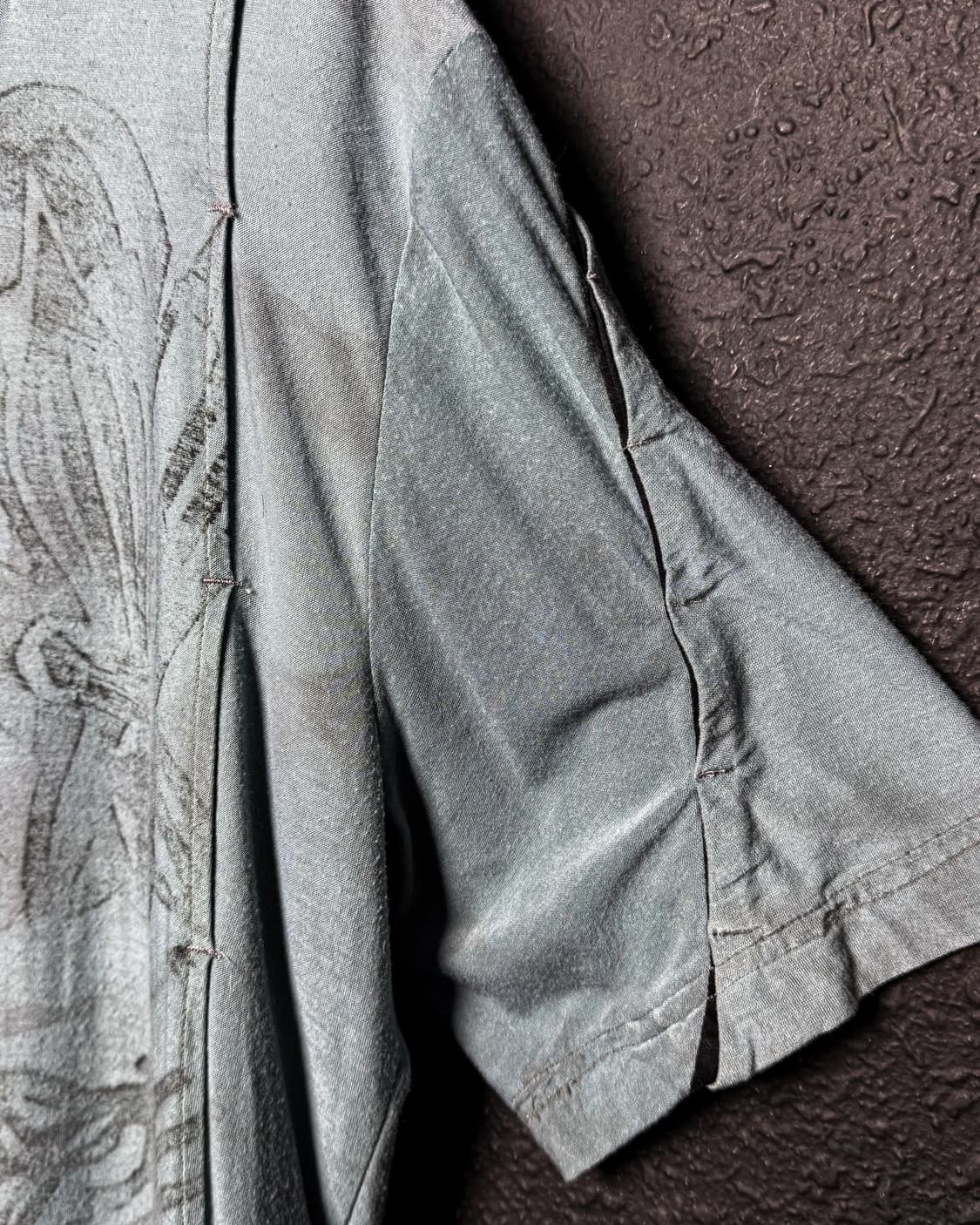 KOHSHIN SATOH Graphic slit detail T-shir 상품이미지8