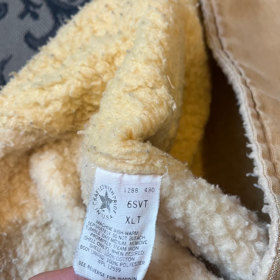 XL 90s 칼하트 쉐르파 베스트/W2469 상품이미지5