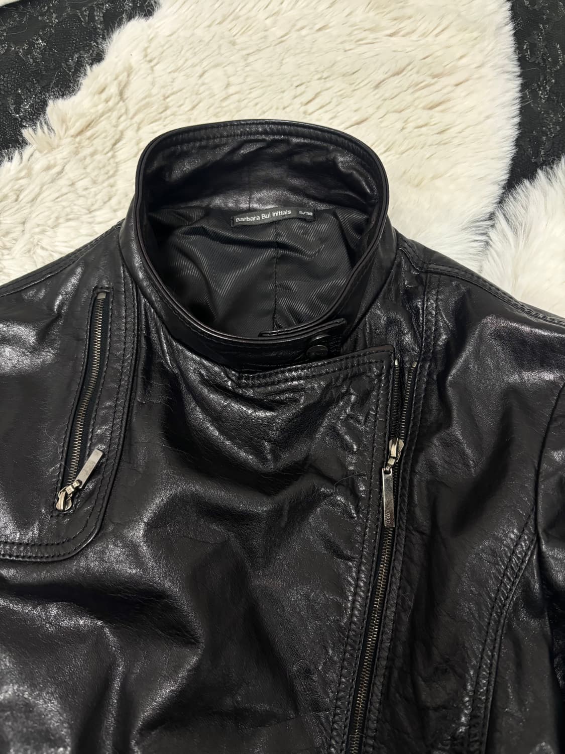 [Barbara Bui] RockChic High Neck Side Zi 상품이미지8