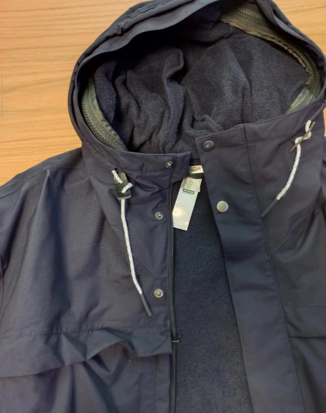 프랑스구매 데카트론 네이비 투웨이 점퍼 상품이미지2