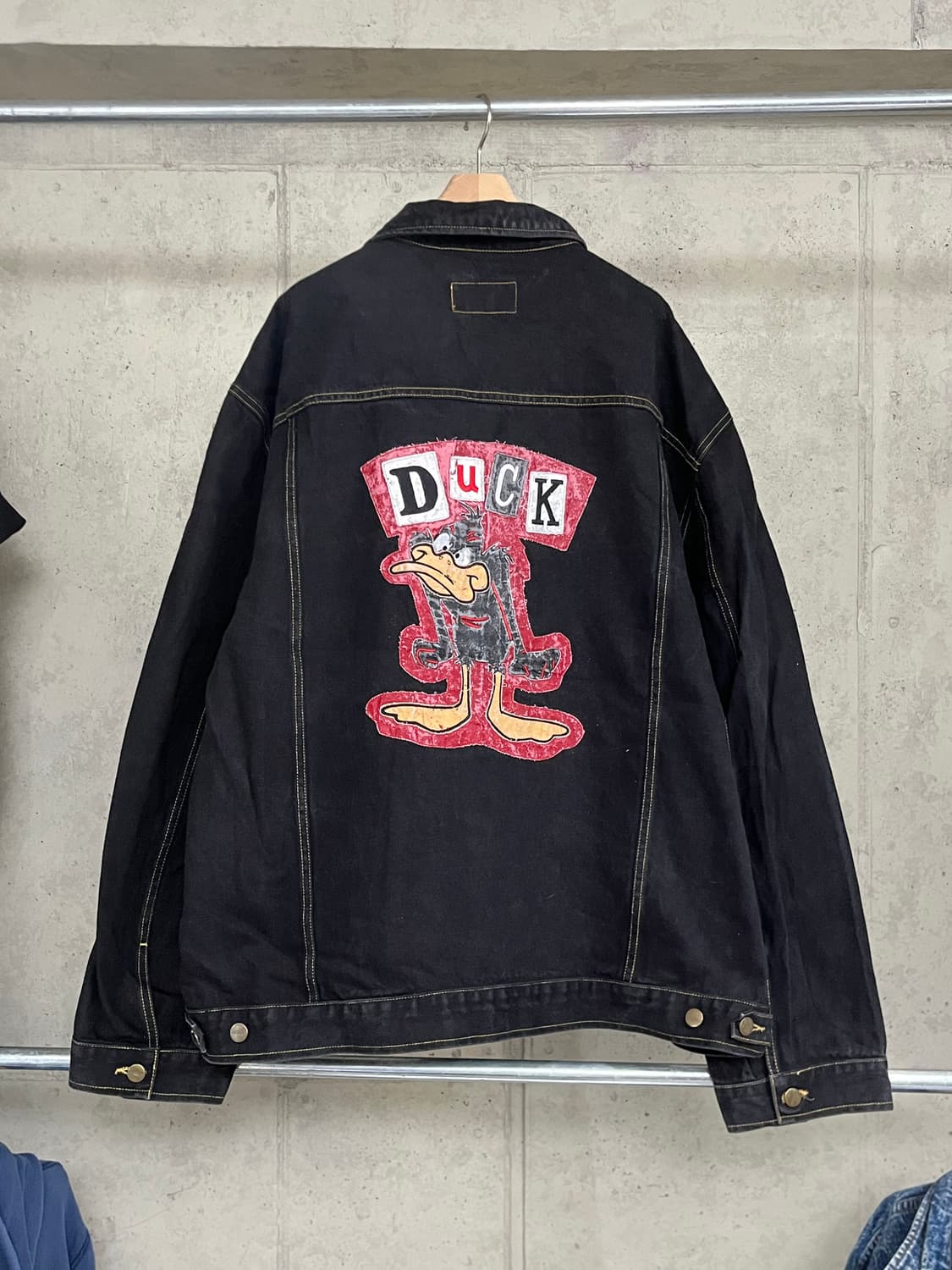 90s ITALY DONALD DUCK DENIM JACKET 상품이미지1