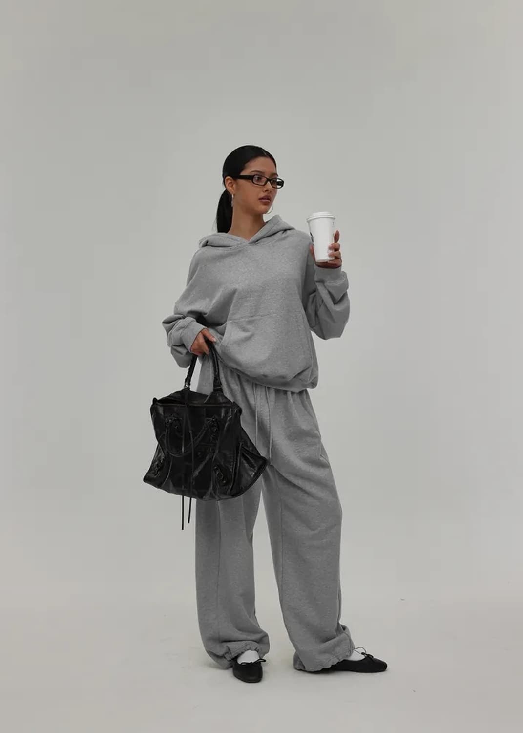 블랙업 헤비스웨트 오버핏 후디 후드티  상품이미지1