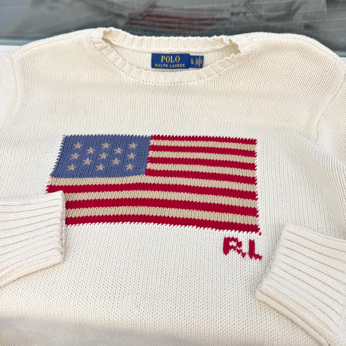 폴로 성조기 니트 상품이미지1