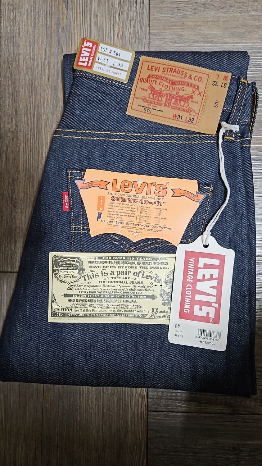 리바이스 LVC 1984 501 리지드 31x32 상품이미지1