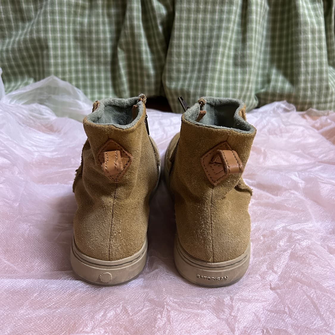[사토리산] 머라키 로우 스웨이드 미드브라 운 부츠 워커 상품이미지4