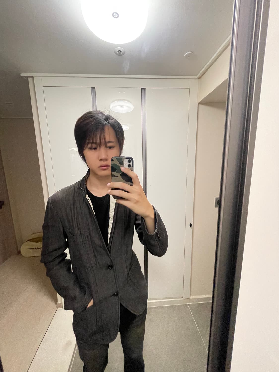 꼼데가르송 옴므 2007 코튼 린넨 자켓 상품이미지5