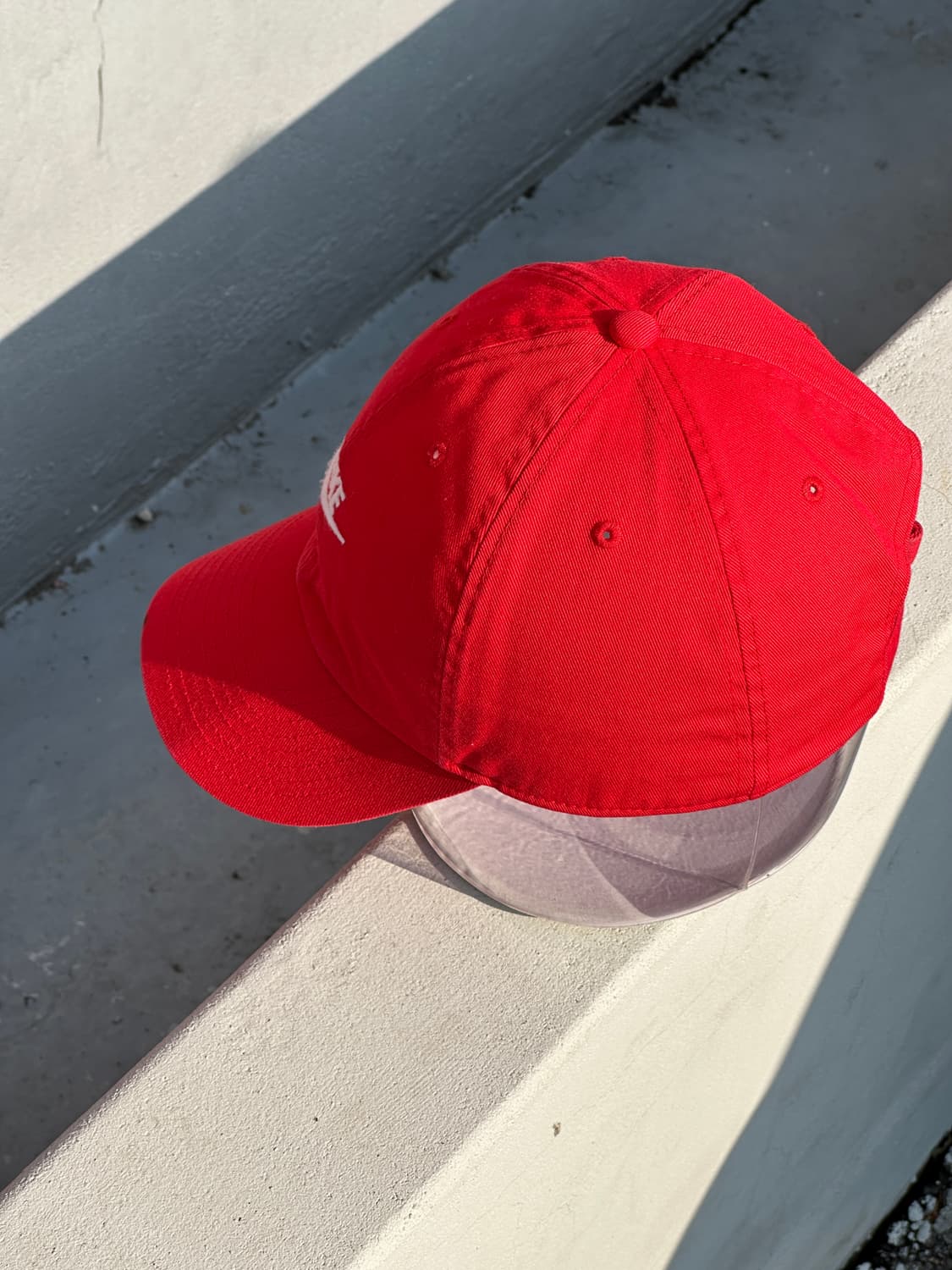 [F] 나이키 로고 헤리티지86 퓨추라 레드 볼캡 모자 상품이미지3