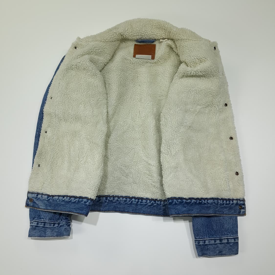 CL273 M 리바이스 빅E 코튼 쉐르파 인디고 블루 자켓 아우터 상품이미지2