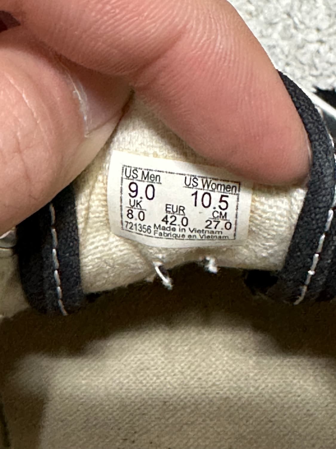 반스 어센틱(블랙) 상품이미지8