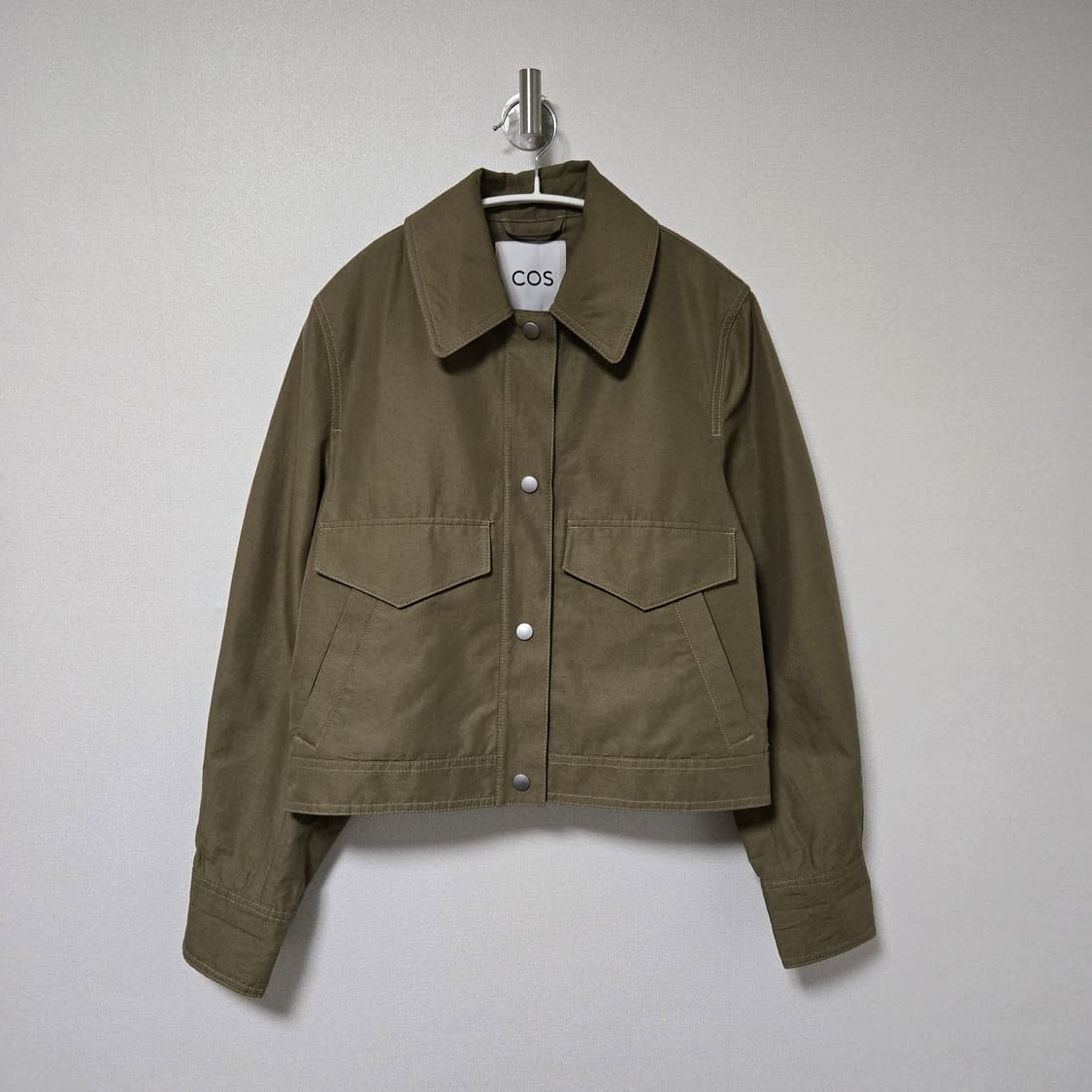 코스 코튼 크롭 자켓 / 여성 자켓/ 여자 자켓  상품이미지1